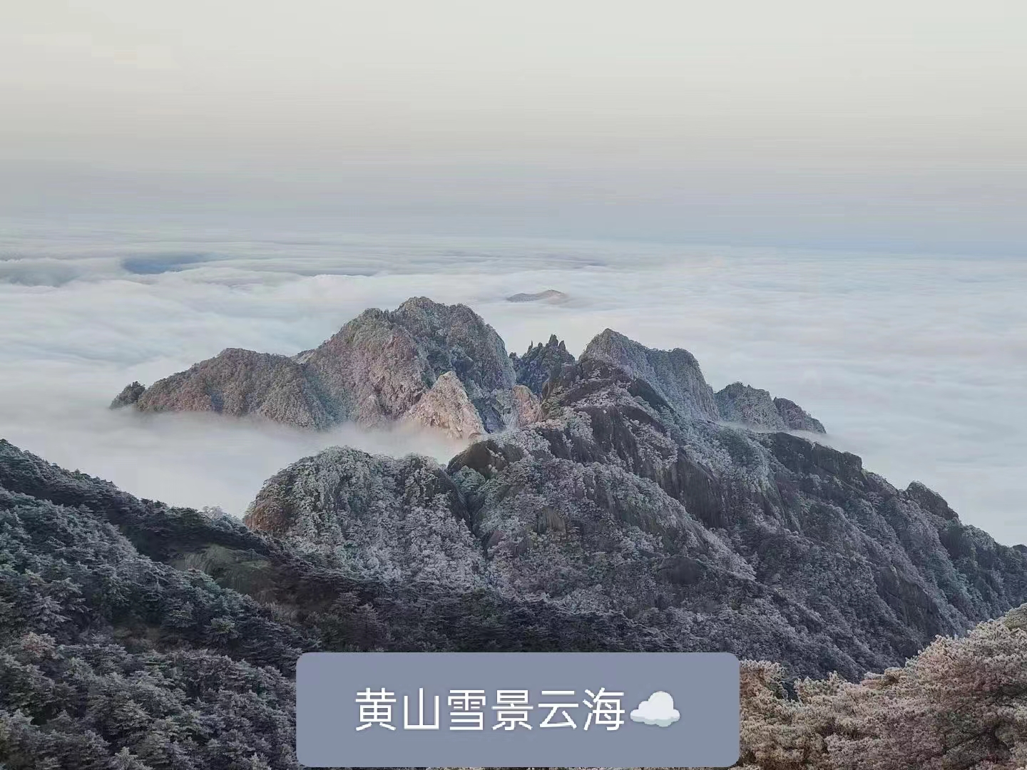 冬季黄山